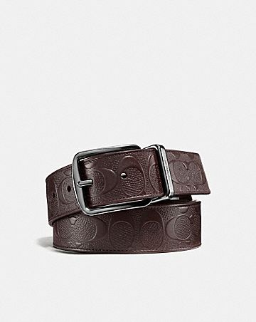 COACH: Men&#39;s Leather Belts