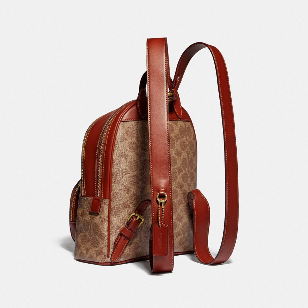 CARRIE BACKPACK 23 IN SIGNATURE CANVAS - Alternative Ansicht 1
