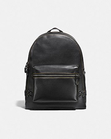 LEAGUE BACKPACK WITH COACH LINK DETAIL