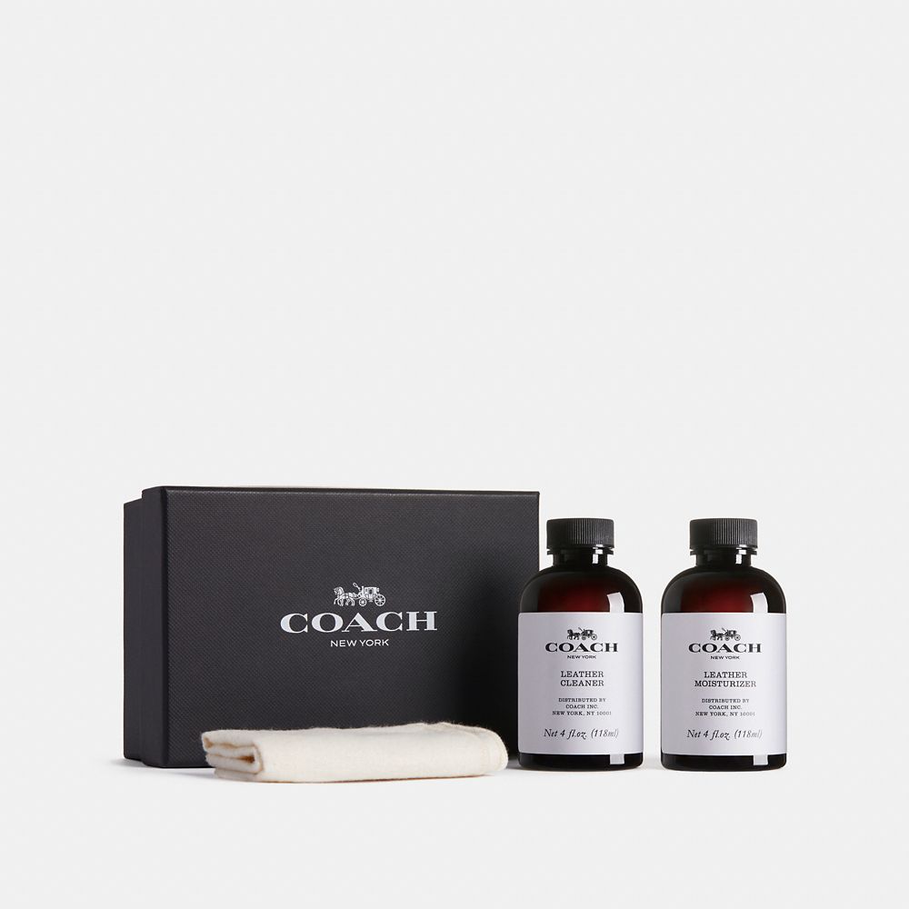 coach leather cleaner and moisturizer set