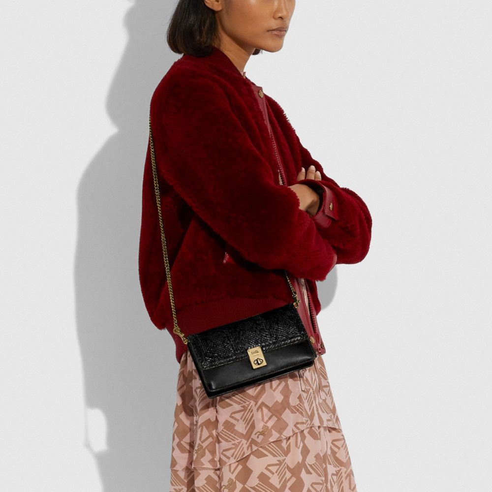 HUTTON CLUTCH IN SNAKESKIN - Alternate View 2