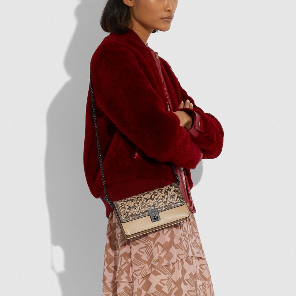 HUTTON CLUTCH IN SNAKESKIN - Alternate View 2