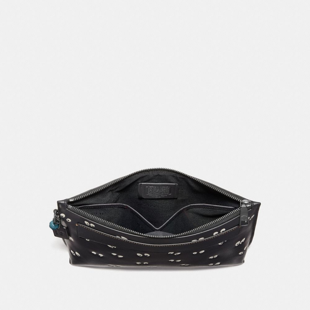 DISNEY X COACH CARRYALL POUCH WITH SPOOKY EYES PRINT - Alternate View 2