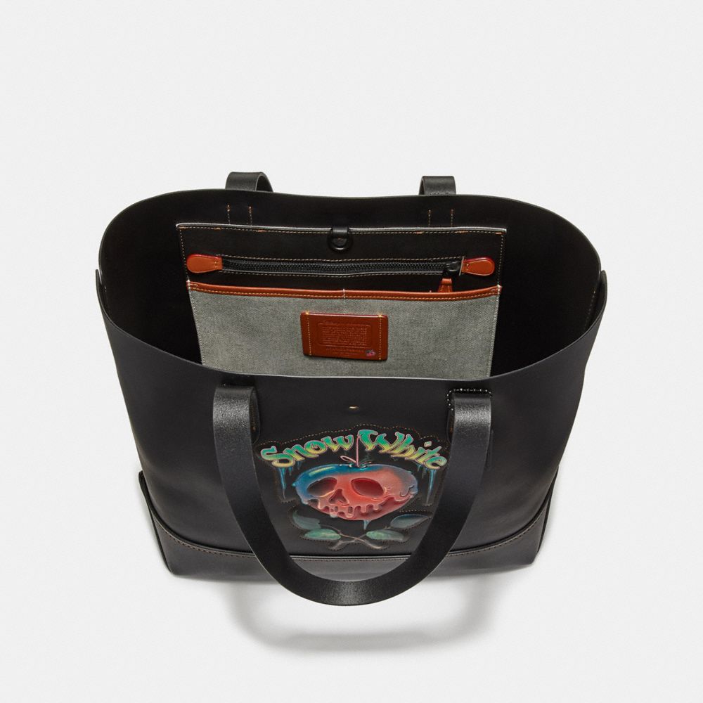 DISNEY X COACH GOTHAM TOTE WITH POISON APPLE GRAPHIC - Alternate View 2