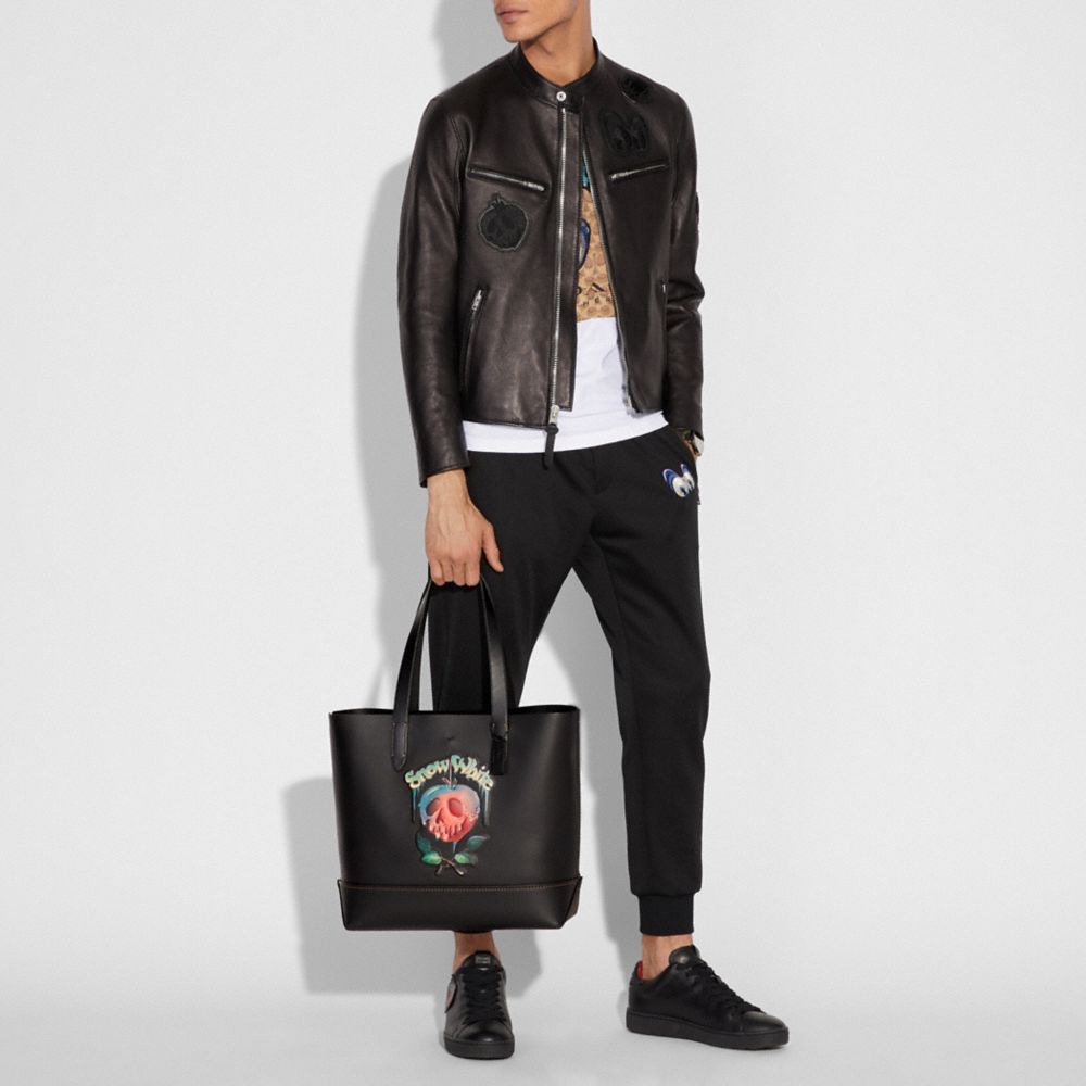 DISNEY X COACH GOTHAM TOTE WITH POISON APPLE GRAPHIC - Alternate View 1