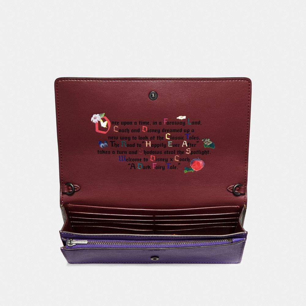 DISNEY X COACH SLEEPY FOLDOVER CROSSBODY CLUTCH - Alternate View 3