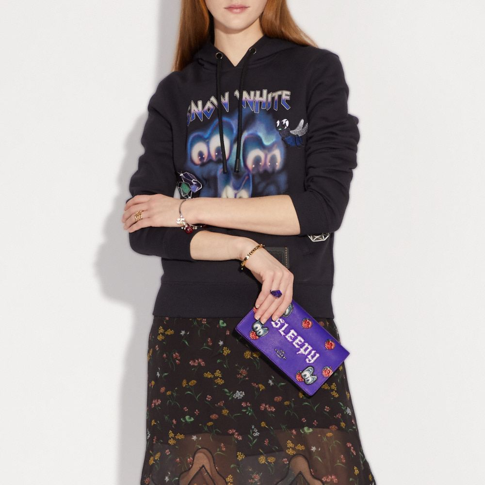 DISNEY X COACH SLEEPY FOLDOVER CROSSBODY CLUTCH - Alternate View 2