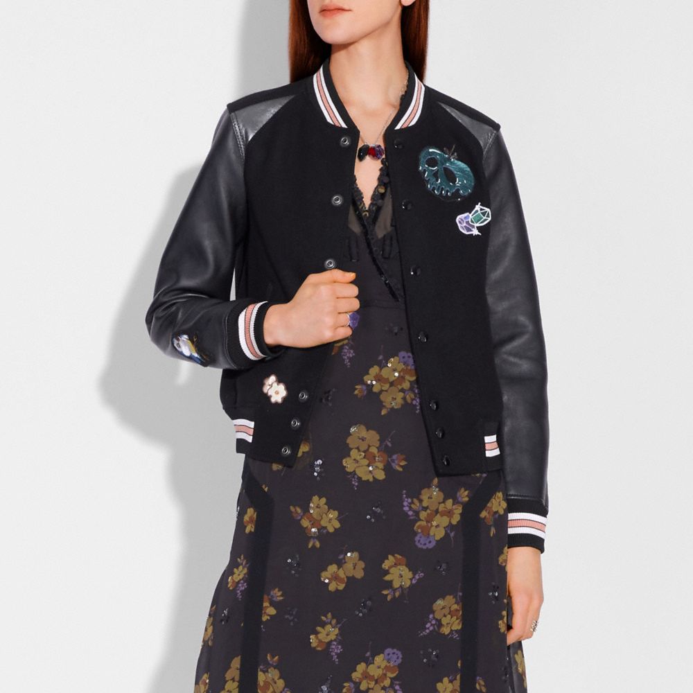 DISNEY X COACH VARSITY JACKET - Alternate View 1