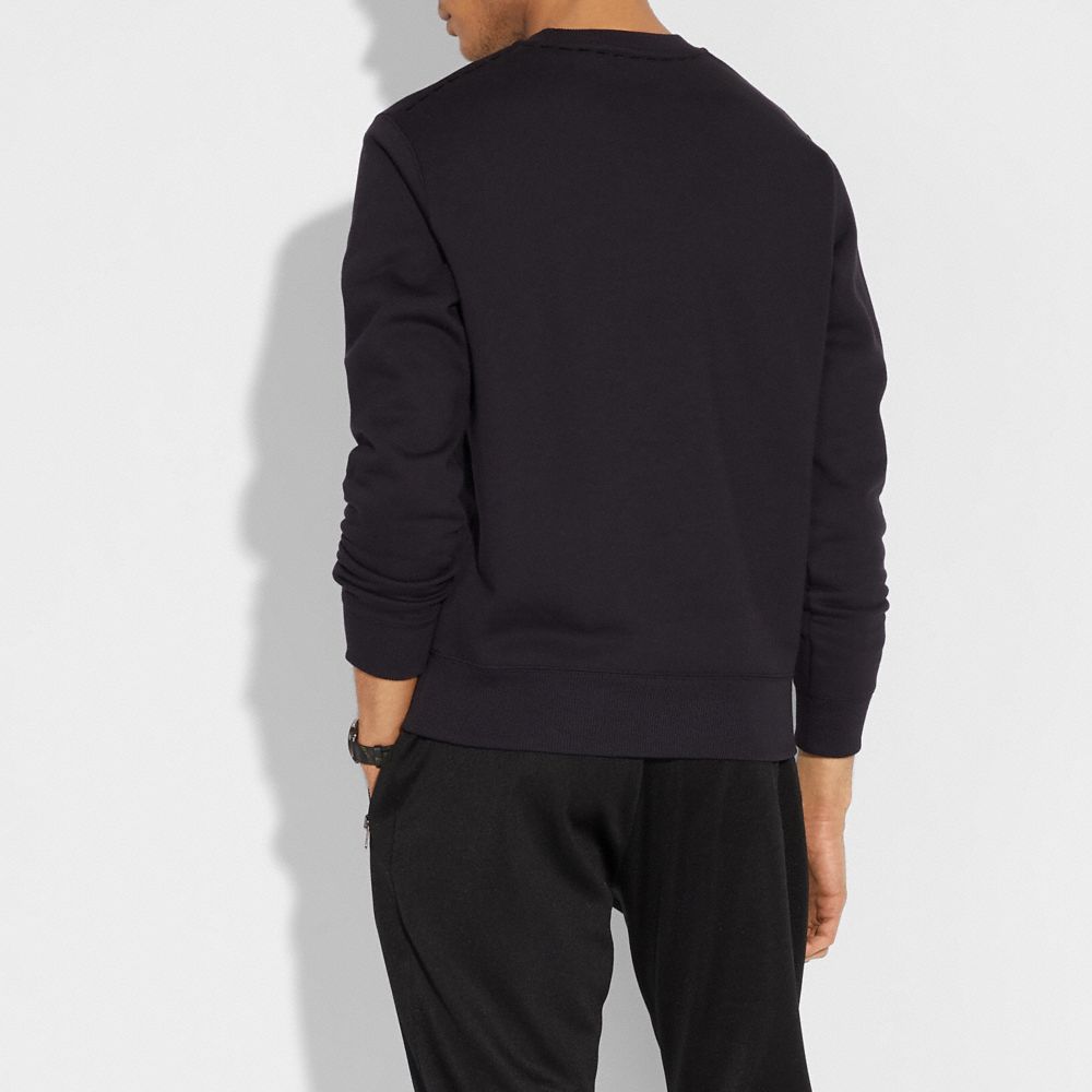 DISNEY X COACH SIGNATURE SWEATSHIRT WITH PATCHES - Alternate View 2