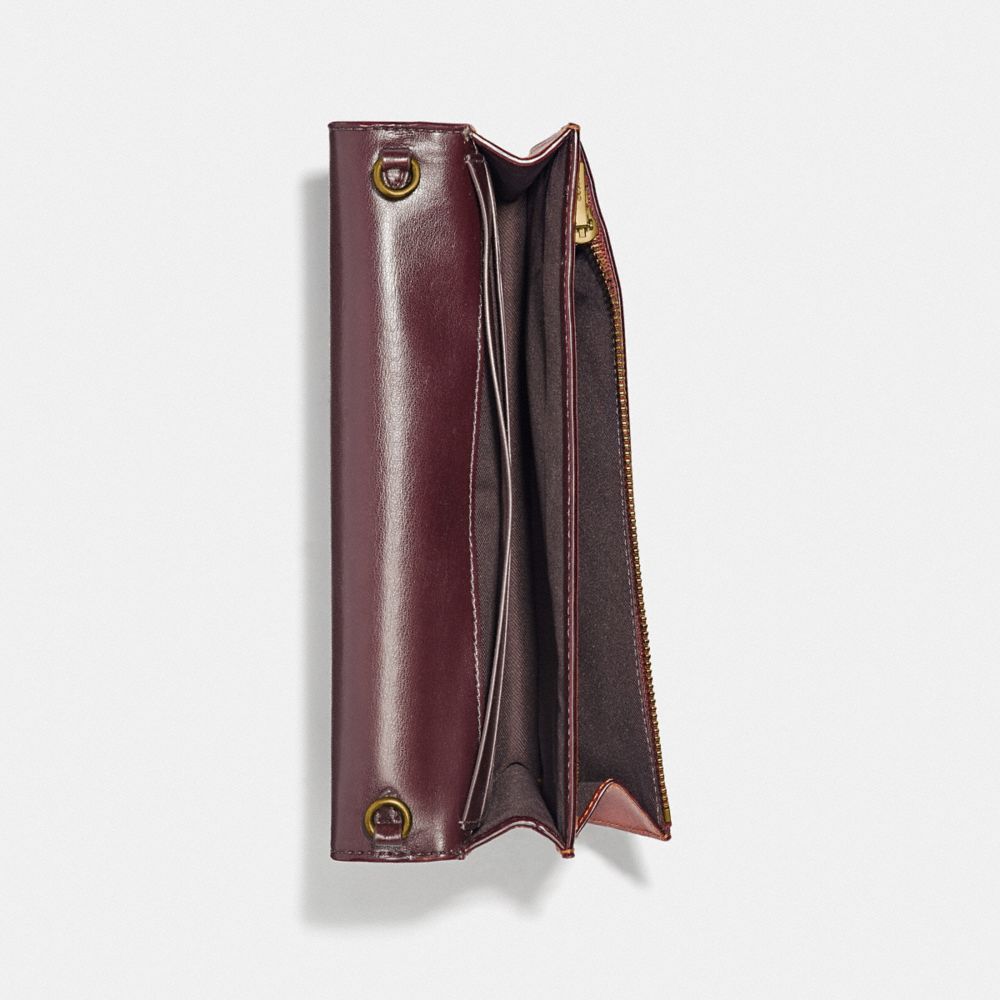 HAYDEN FOLDOVER CROSSBODY CLUTCH IN COLORBLOCK SIGNATURE CANVAS - Alternate View 3