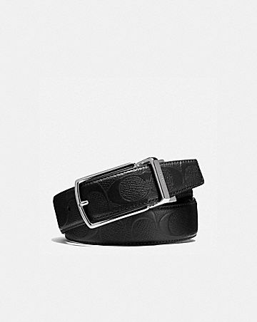 MODERN HARNESS CUT-TO-SIZE REVERSIBLE SIGNATURE CROSSGRAIN LEATHER BELT