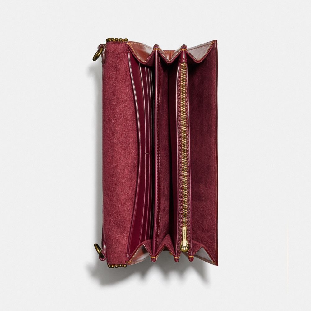 TABBY CHAIN CLUTCH IN SIGNATURE CANVAS WITH BEADCHAIN - Alternate View 2