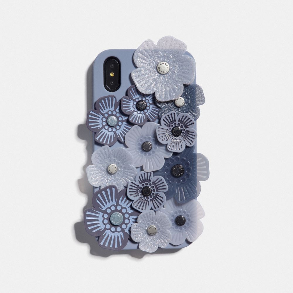 IPHONE XR CASE WITH TEA ROSE APPLIQUE