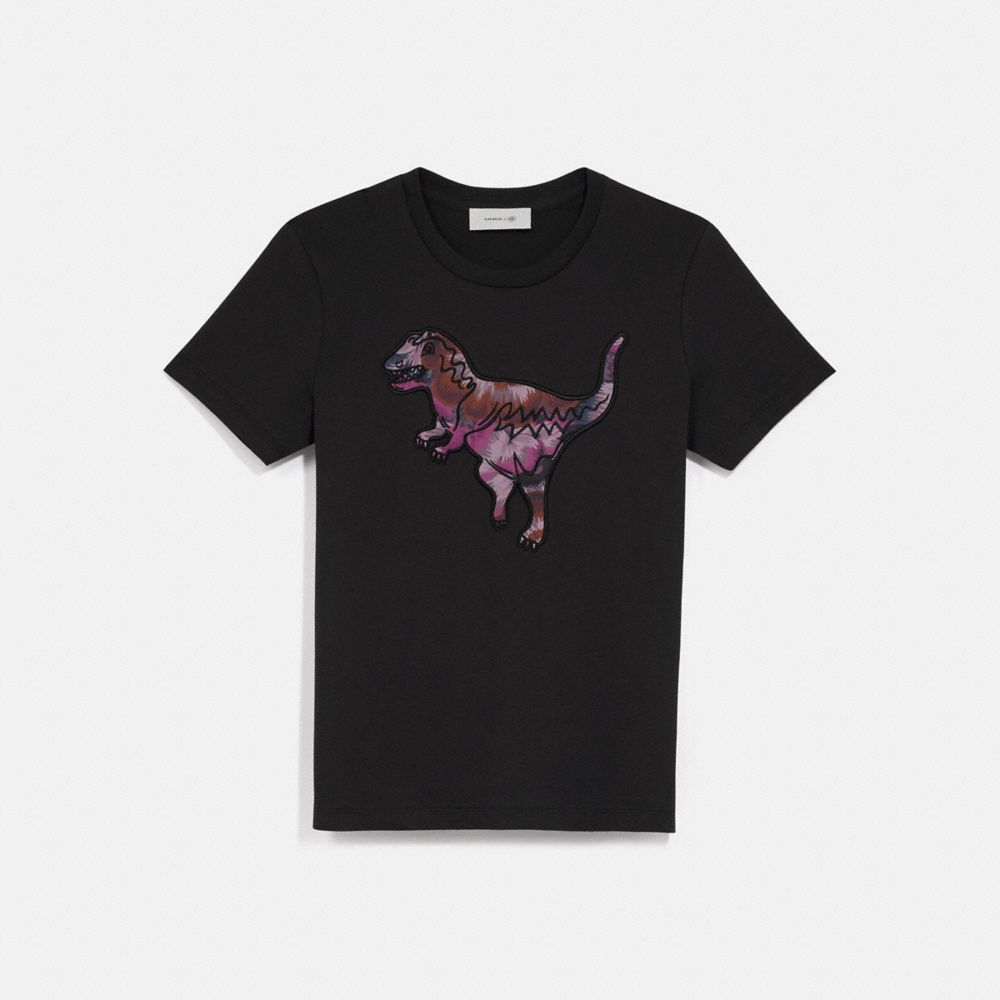 EMBROIDERED REXY T-SHIRT WITH KAFFE FASSETT PRINT