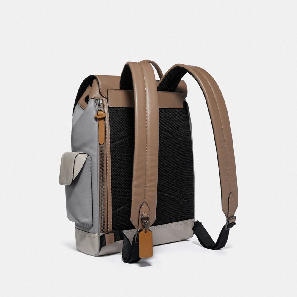 RIVINGTON BACKPACK IN COLORBLOCK WITH COACH PATCH - Alternate View 1