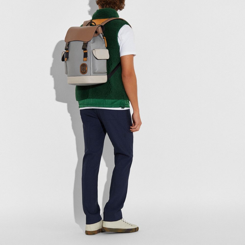 RIVINGTON BACKPACK IN COLORBLOCK WITH COACH PATCH - Alternate View 3