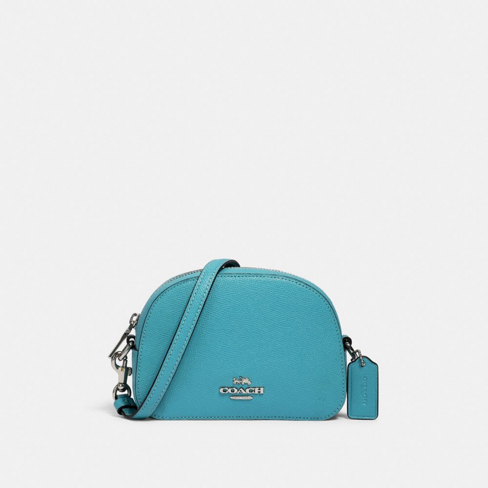 turquoise blue purse