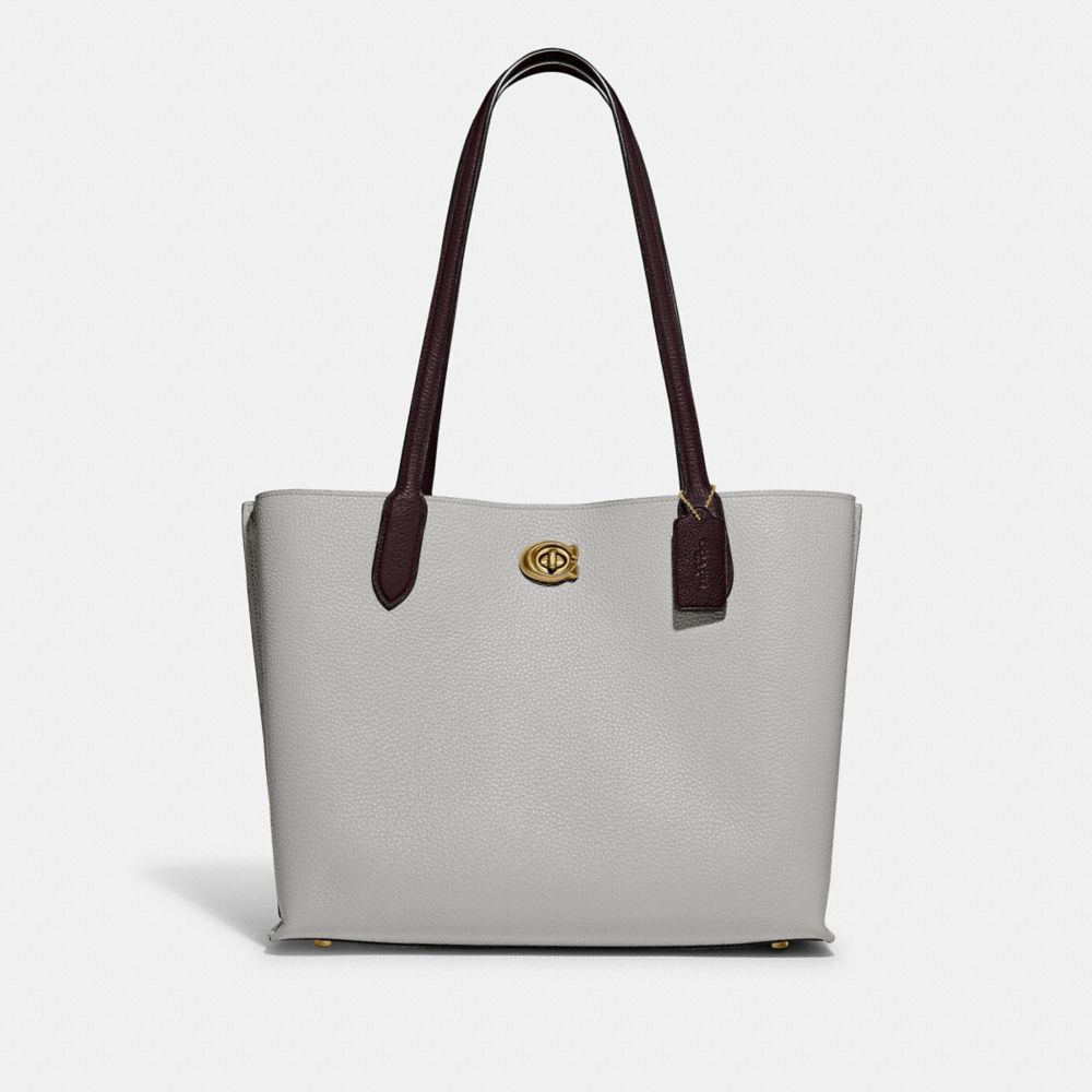 BORSA LARGA WILLOW A BLOCCHI DI COLORE CON INTERNO IN TELA ESCLUSIVA