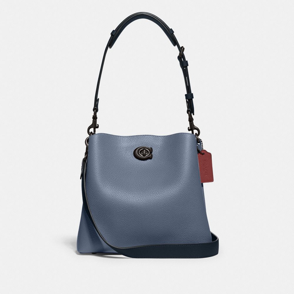 BOLSO BUCKET WILLOW CON BLOQUES DE COLOR