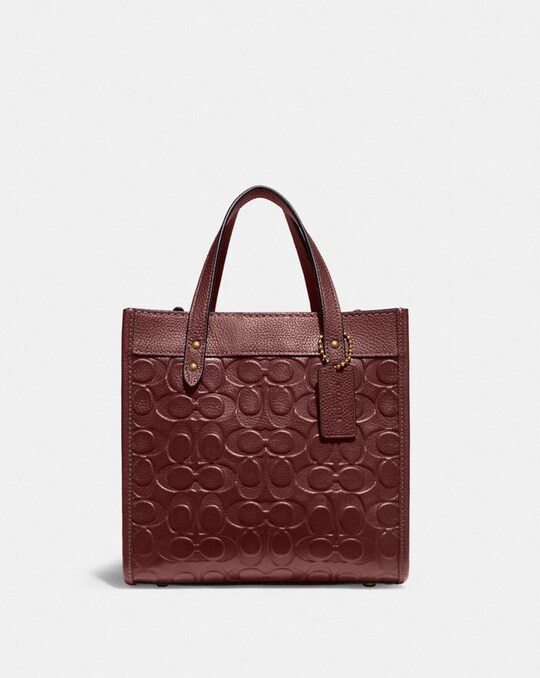 FIELD TOTE 22 IN SIGNATURE LEATHER