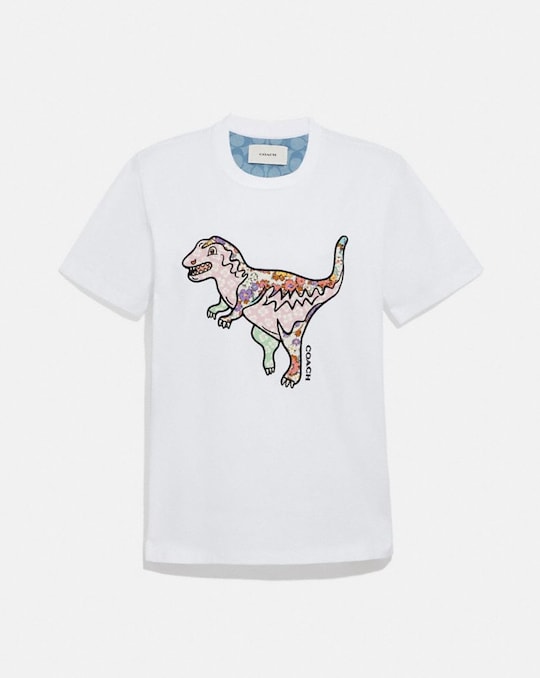 T-SHIRT CON PATCHWORK REXY IN COTONE BIOLOGICO
