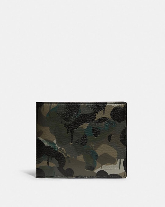 3-IN-1 WALLET WITH CAMO PRINT