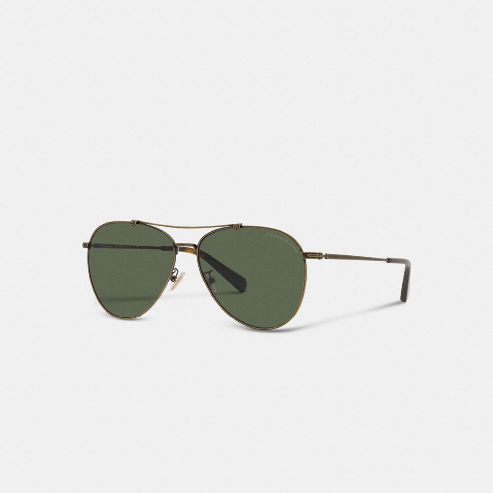 SIGNATURE METAL AVIATOR SUNGLASSES
