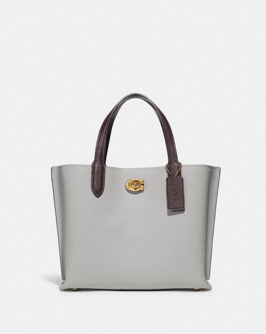 WILLOW TOTE 24 IN COLORBLOCK WITH SIGNATURE CANVAS INTERIOR