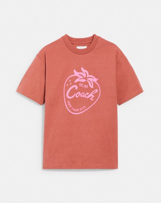 STRAWBERRY SKATER T-SHIRT IN ORGANIC COTTON