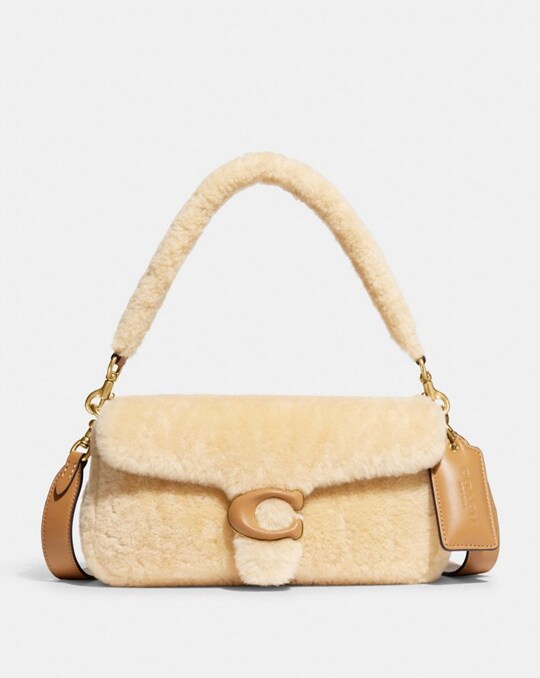 BORSA A TRACOLLA PILLOW TABBY 26 IN SHEARLING