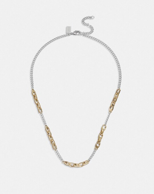 SIGNATURE MIXED CHAIN NECKLACE