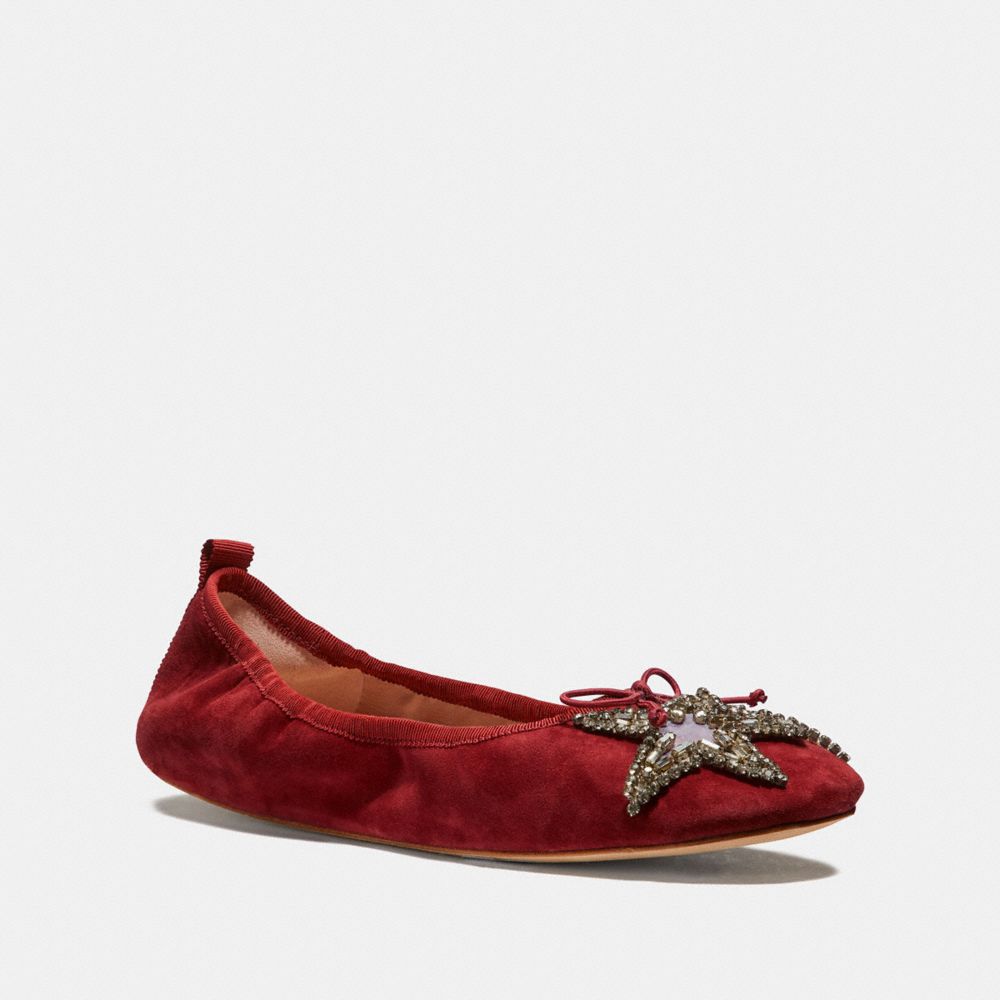 MARGOT BALLET WITH CRYSTAL STAR PATCH